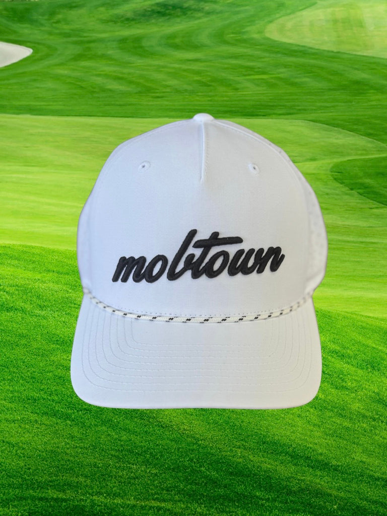 mobtown® Script Laser Perf Performance Rope Cap