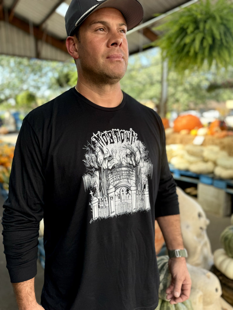 Church Street Graveyard Black Long Sleeve