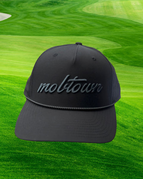 mobtown® Script Laser Perf Performance Rope Cap