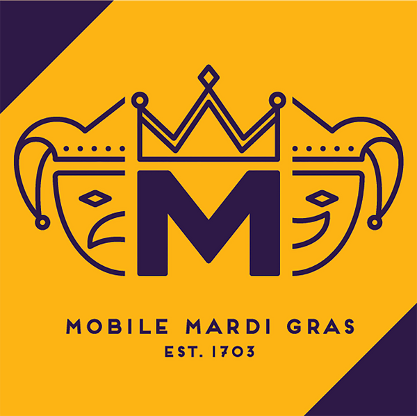 Official Mobile Mardi Gras Flag