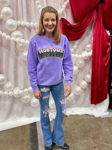 mobtown® Mardi Gras Bubble Sweatshirt