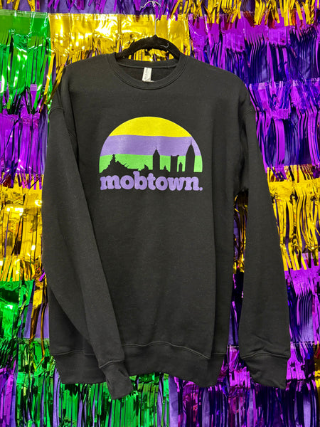Mobtown® Skyline Mardi Gras Sweatshirt