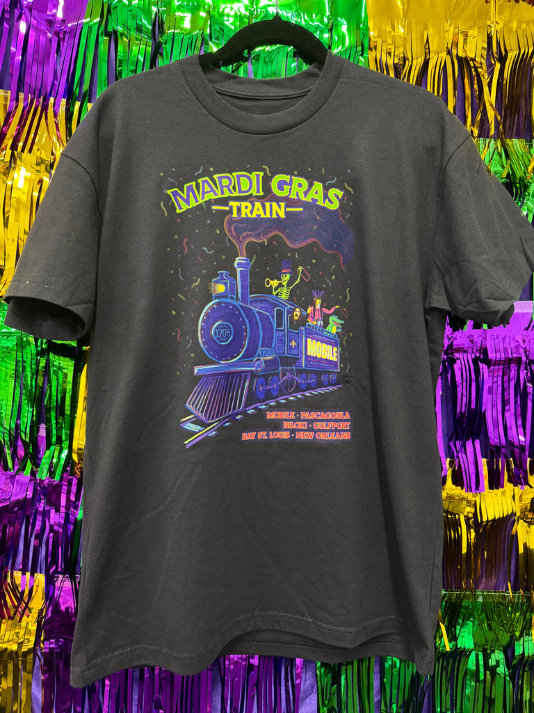 Mardi Gras Train Tee