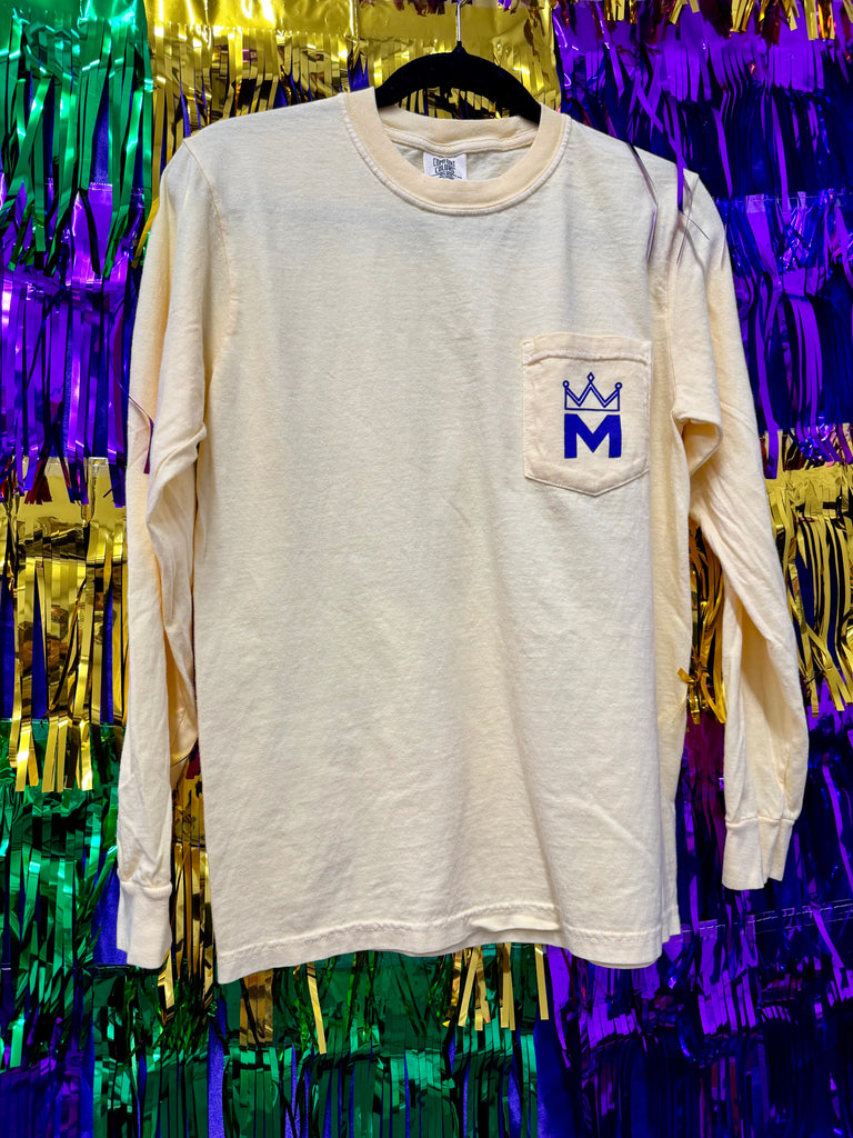 Mobile Mardi Gras Pocket Long Sleeve Tee