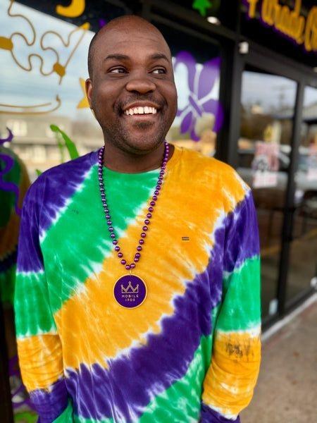 Mobile Mardi Gras Double Faced Bead