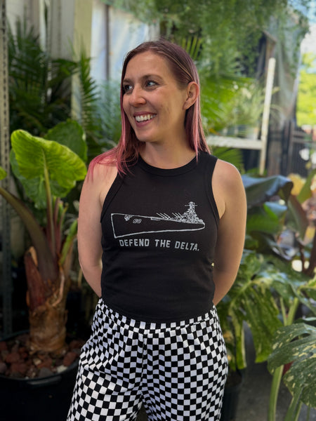 Defend the Delta Cropped Tank