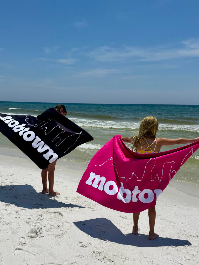 Mobtown Skyline Beach Towel