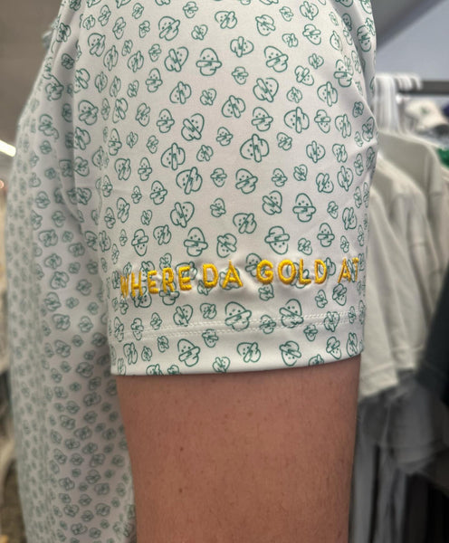 Crichton Leprechaun Microprint Polo