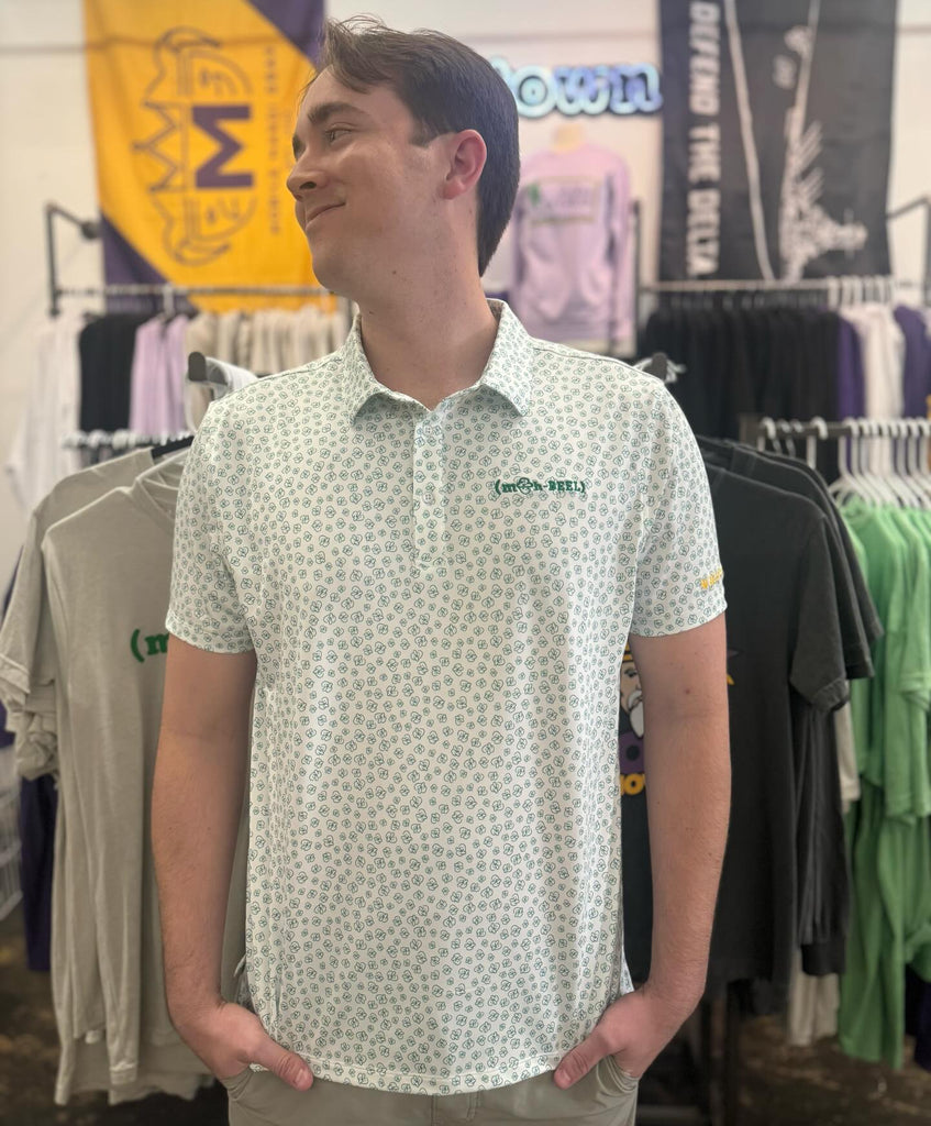 Crichton Leprechaun Microprint Polo