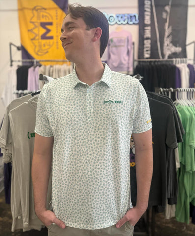 Crichton Leprechaun Microprint Polo