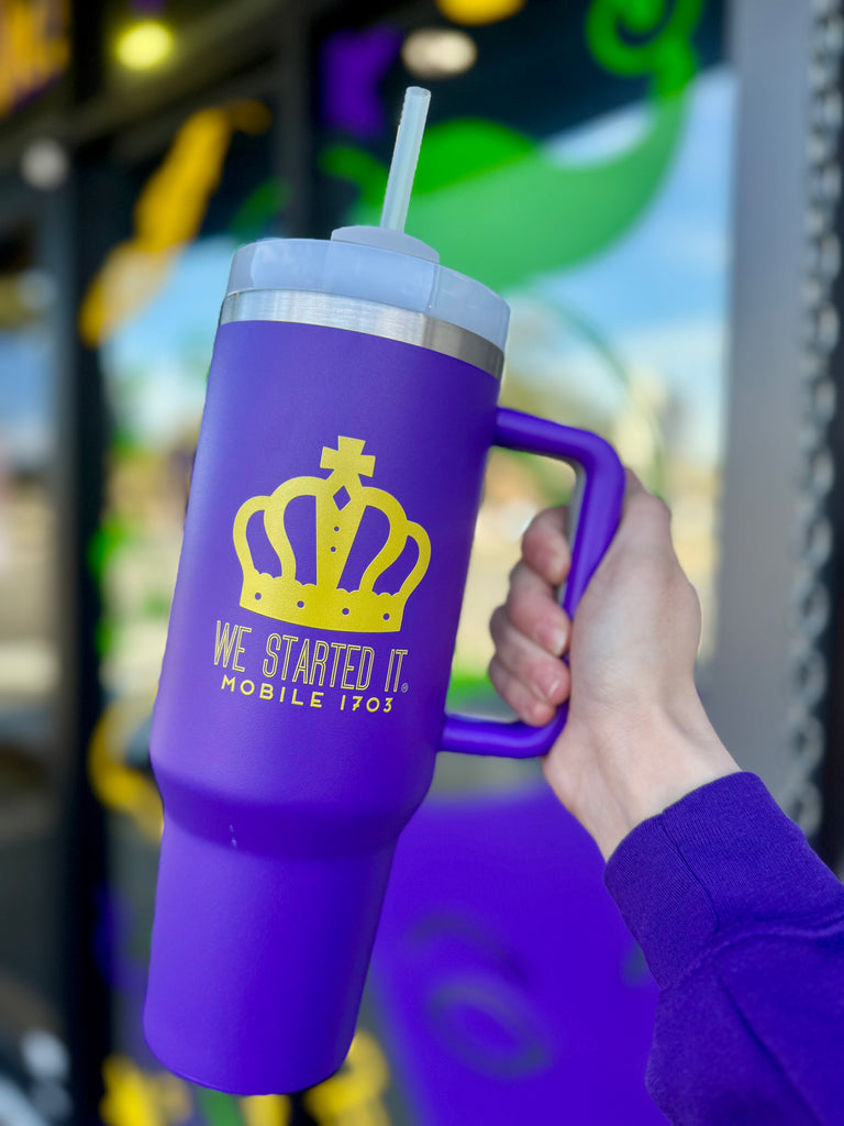 We Started It® 40oz Tumbler - Purple