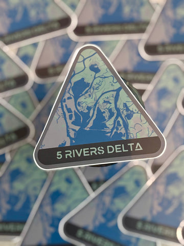 5 Rivers Delta Sticker