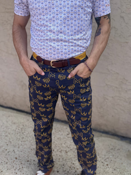 Mobile Mardi Gras Printed Performance Pants