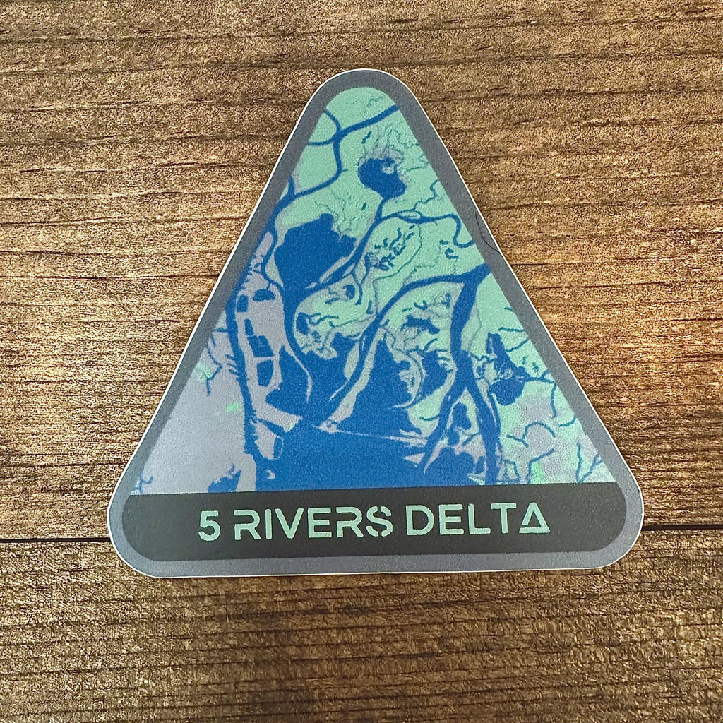 5 Rivers Delta Sticker