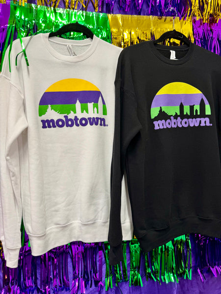 Mobtown® Skyline Mardi Gras Sweatshirt