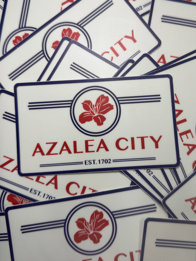 Azalea City Sticker - Red/White/Blue