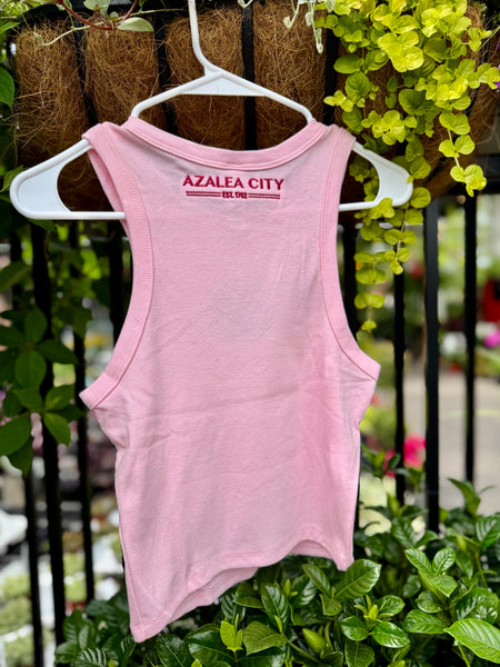 Azalea City Embroidered Cropped Tank