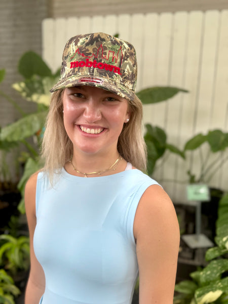 mobtown® Skyline Hat - Camo/Red
