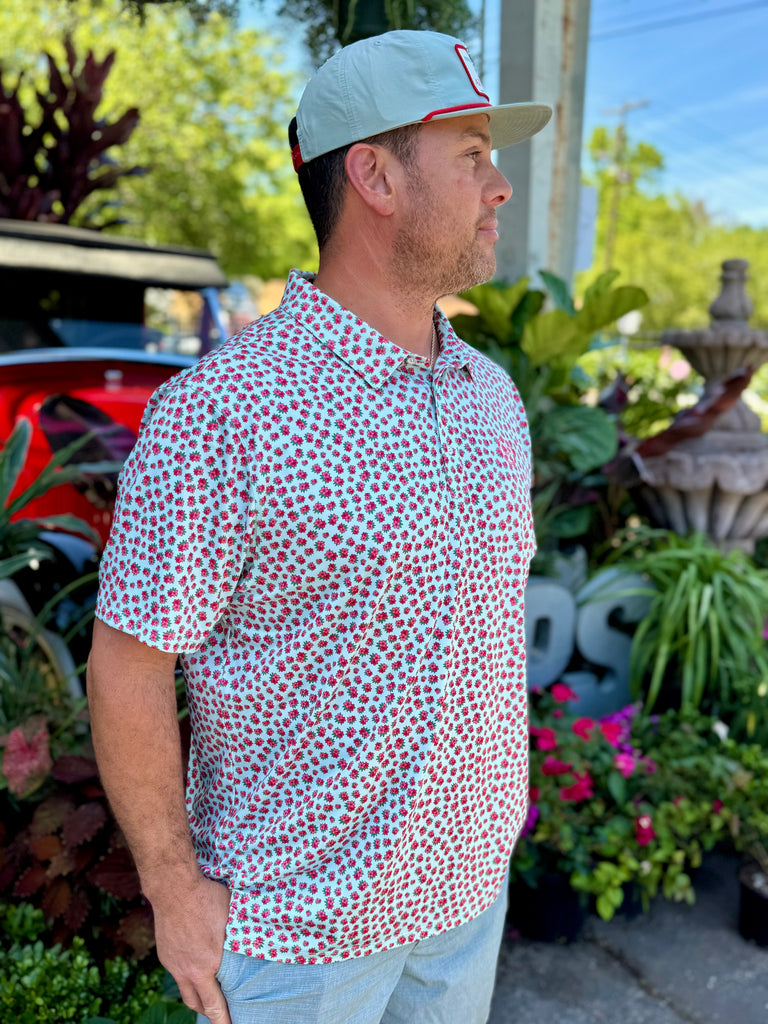 Azalea Microprint Polo