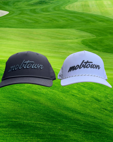 mobtown® Script Laser Perf Performance Rope Cap