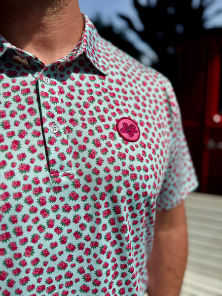 Azalea Microprint Polo
