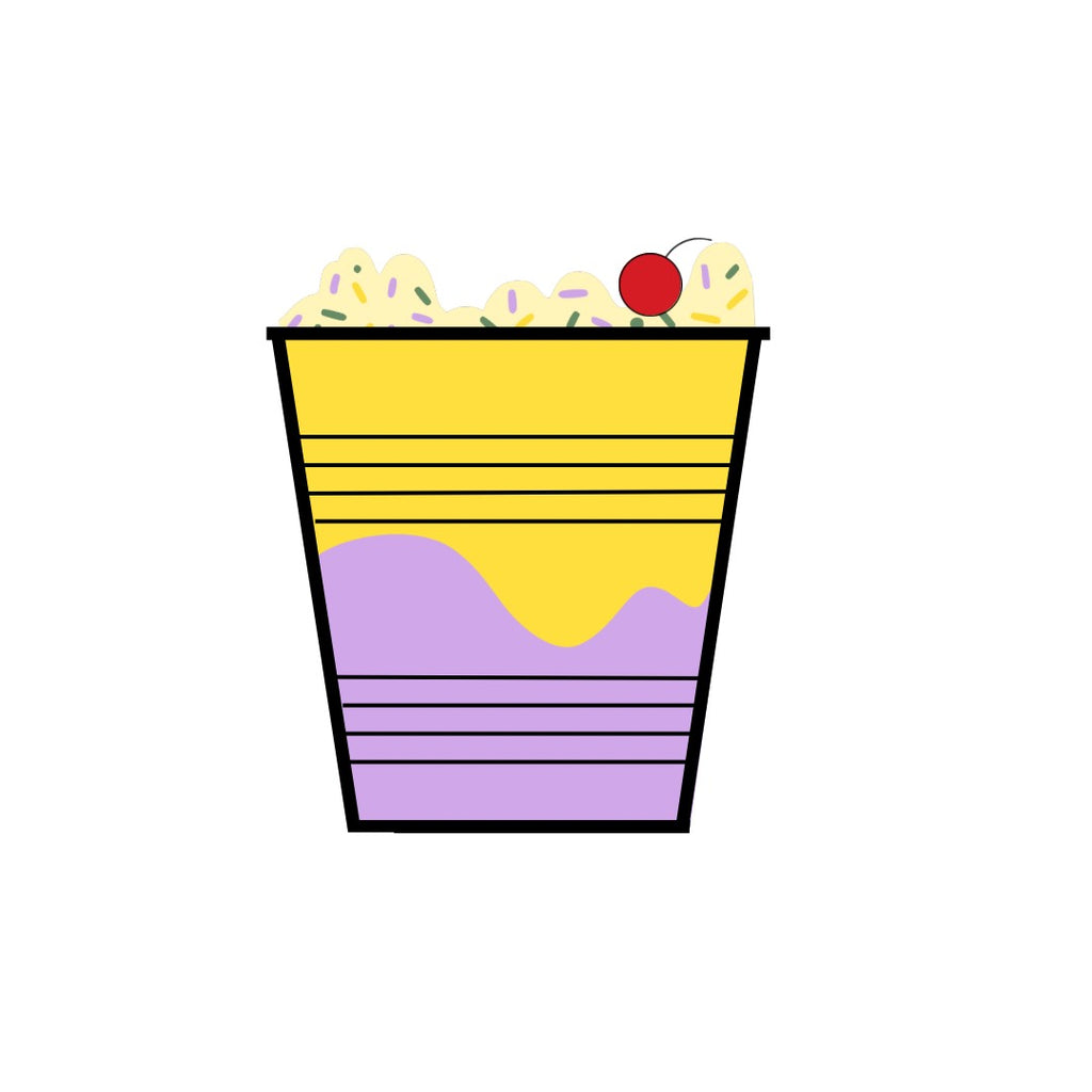 King Cake Bushwacker Sticker