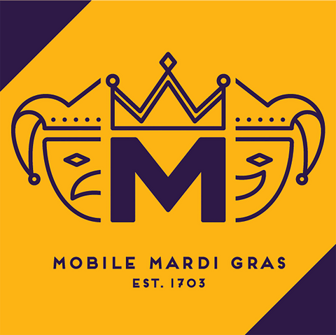 Official Mobile Mardi Gras Flag